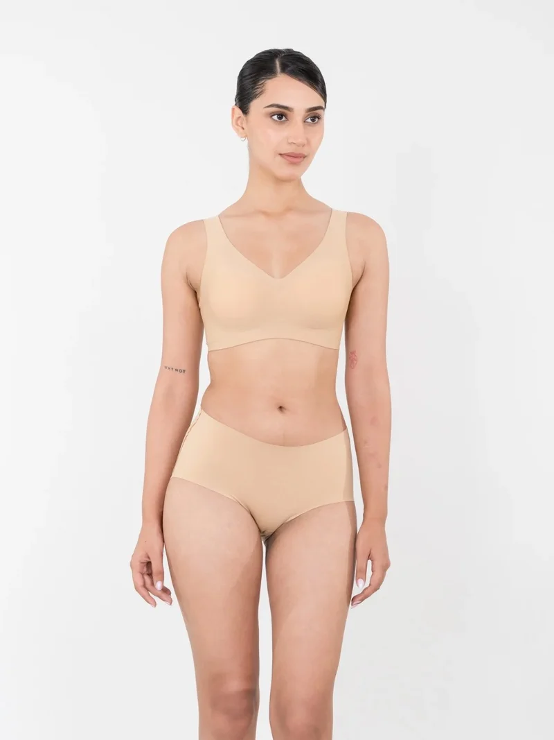 Shapercult Store Skyn Seamless Panty in Beige for Women